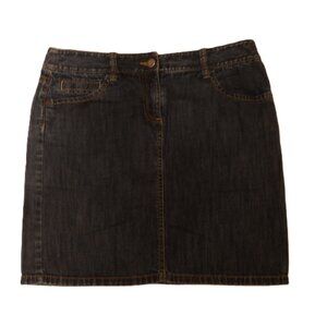 Loft Petite Jean Skirt (size 2P)